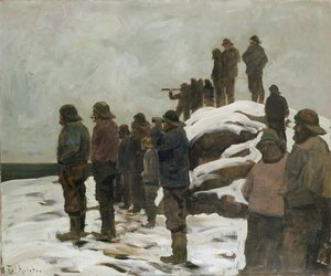 Balıkçılar (tuval üzerine yağlı boya)