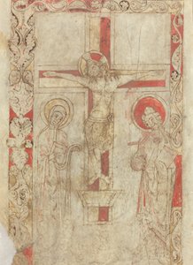 Çarmıha Gerilme [verso] by French 12th Century