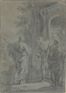 Rakamlar (Mesih Havarilerden Birini mi Çağırıyor?) by French 17th Century