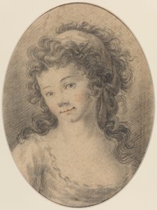 Bir Kızın Portresi by French 18th Century