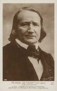 Alfred de Vigny (1797-1863), Fransız şair ve romancı by French Photographer