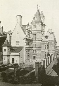 Angers, Hotel Pince (b/w fotoğraf) by French Photographer