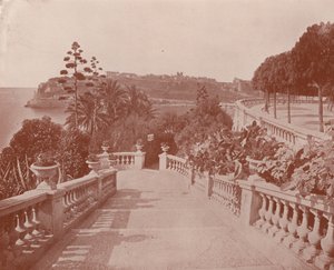 Monte Carlo Teraslarının Başka Bir Bölümü (s/b fotoğraf) by French Photographer