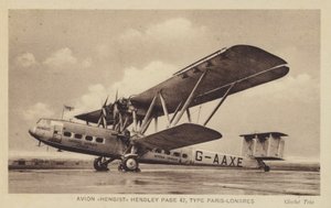 Avion Hengist Hendley Sayfa 42, Tip Paris-Londres by French Photographer