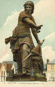 Beauvais, Jeanne Hachette heykeli (renkli fotoğraf) by French Photographer