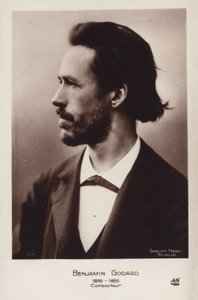 Benjamin Godard, Fransız kemancı ve Romantik besteci (1849-1895) by French Photographer