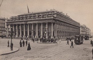 Bordeaux, Büyük Tiyatro by French Photographer