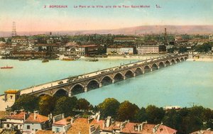 Bordeaux, Le Pont, Şehir by French Photographer