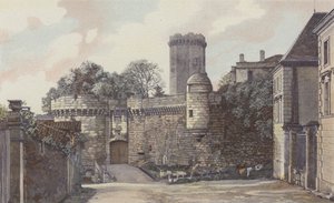 Bourdeilles, Chateau, Cote de lentree by French Photographer