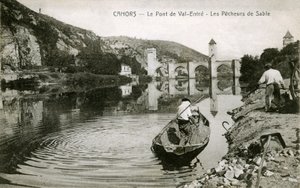20. yüzyılın başında Cahors: kum balıkçıları ve Lot