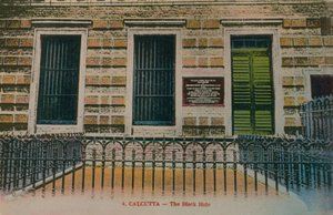 Kalküta - Kara Delik. 1913 yılında gönderilen kartpostal. by French Photographer