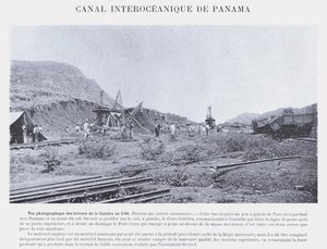 Kanal Interoceanico De Panama (s/b fotoğraf) by French Photographer
