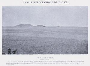 Kanal Interoceanico De Panama (s/b fotoğraf) by French Photographer