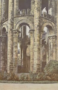 Charroux, Eski Manastır, Kule, alt kısım by French Photographer