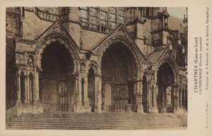 Chartres, Eure-Et-Loir, Katedral, Porche Topluluğu by French Photographer