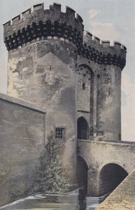 Chartres, Porte Guillaume, Şehrin dış görünümü by French Photographer
