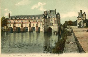 Chenonceaux, Şato, Doğu Cephesi by French Photographer