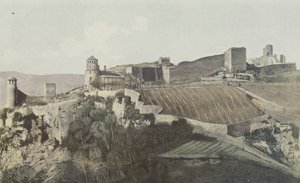 Cremieu, müstahkem muhafaza ve eski Rahibe kalıntıları by French Photographer