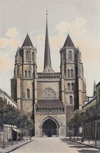Dijon, Saint-Benign Katedrali, Cephe O by French Photographer