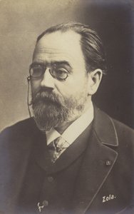Emile Zola (1840-1902), Fransız romancı, gazeteci ve oyun yazarı by French Photographer