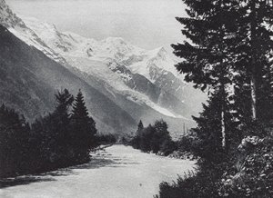Environs de Chamonix (s/b fotoğraf) by French Photographer