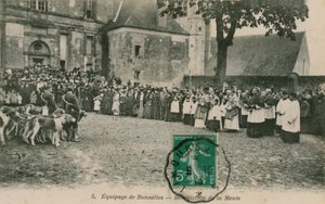 Bonnelles mürettebatı - Meule'nin Kutsaması. 1913 yılında gönderilen kartpostal. by French Photographer