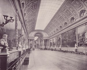 Savaşlar Galerisi, Versay Sarayı (s/b fotoğraf) by French Photographer