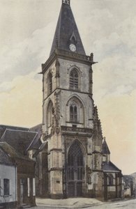 Gamaches, Kilise by French Photographer
