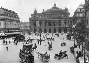 19. yüzyılın sonlarında Paris Opera Binası