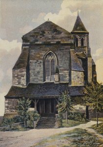 Gennes, St-Veterin Kilisesi, Ensemble O (çan kulesinin restorasyonundan önce) by French Photographer