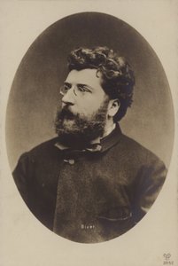 Georges Bizet, Fransız besteci, çoğunlukla operalardan (1838-1875) by French Photographer