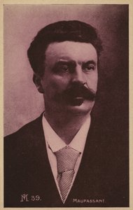 Guy de Maupassant (1850-1893), Fransız kısa öykü yazarı, romancı ve şair by French Photographer