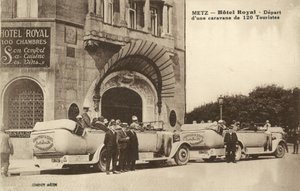 Hotel Royal, Metz, Fransa (s/b fotoğraf) by French Photographer