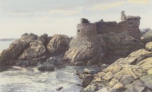 Ile DYeu, Vieux Şatosu, Görünüm S E by French Photographer