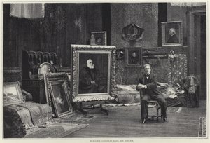 Jean-Joseph Benjamin-Constant atölyesinde by French Photographer
