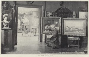Jean-Leon Gerome atölyesinde by French Photographer