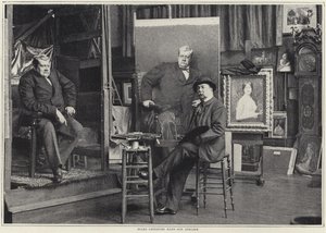 Jules Lefebvre atölyesinde by French Photographer