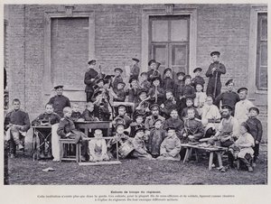 Rus Ordusu: Alayın piyadeleri (s/b fotoğraf) by French Photographer
