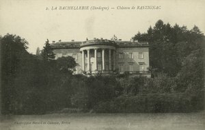 La Bachellerie, Dordogne, Chateau De Rastignac (s/b fotoğraf) by French Photographer