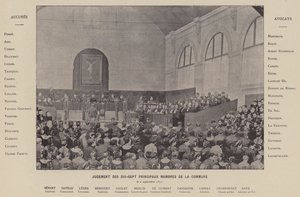 Paris Komünü, Komünün On Yedi Asli Üyesinin Kararı, 2 Eylül 1871 (s/b fotoğraf) by French Photographer