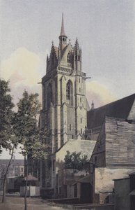 La Ferte-Bernard, ND Marais Çan Kulesi Kilisesi, NO boyutu by French Photographer