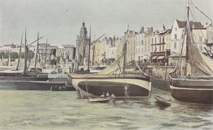 La Rochelle, balıkçı limanı ve Porte de lHorloge by French Photographer