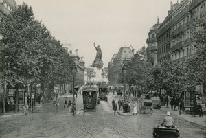 Cumhuriyet Tapınağı Caddesi ve Yeri (fotogravür) by French Photographer