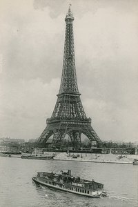 La Tour Eiffel, Eyfel Kulesi (fotogravür) by French Photographer