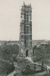 Saint-Jacques Kulesi, Saint-Jacques Kulesi (fotogravür) by French Photographer