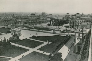 Le Nouveau Louvre, Yeni Louvre (fotogravür) by French Photographer