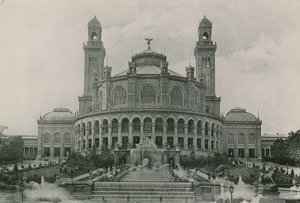 Trocadero Sarayı, Trocadero Sarayı (fotogravür) by French Photographer