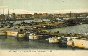 Pont Marguet, Boulogne-sur-Mer (renkli fotoğraf) by French Photographer