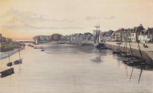 Le Pouliguen, Limanın Genel Görünümü by French Photographer