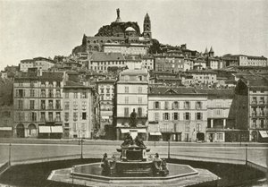 Le Puy, Vue generale (b/w fotoğraf) by French Photographer